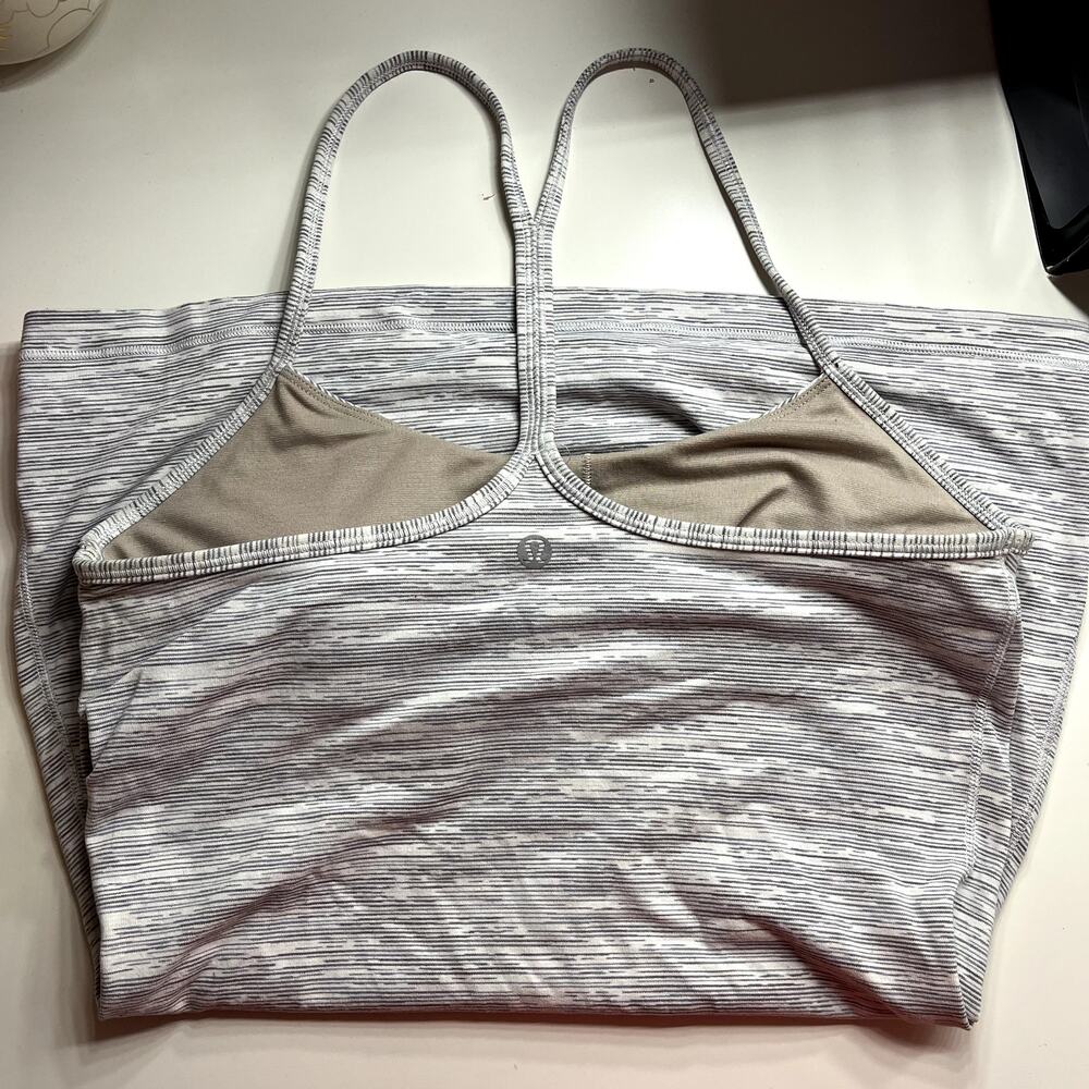 Lululemon Power Pose Women Size 6 Y Athletic Tank Top Yoga Tank Top Pilates Top